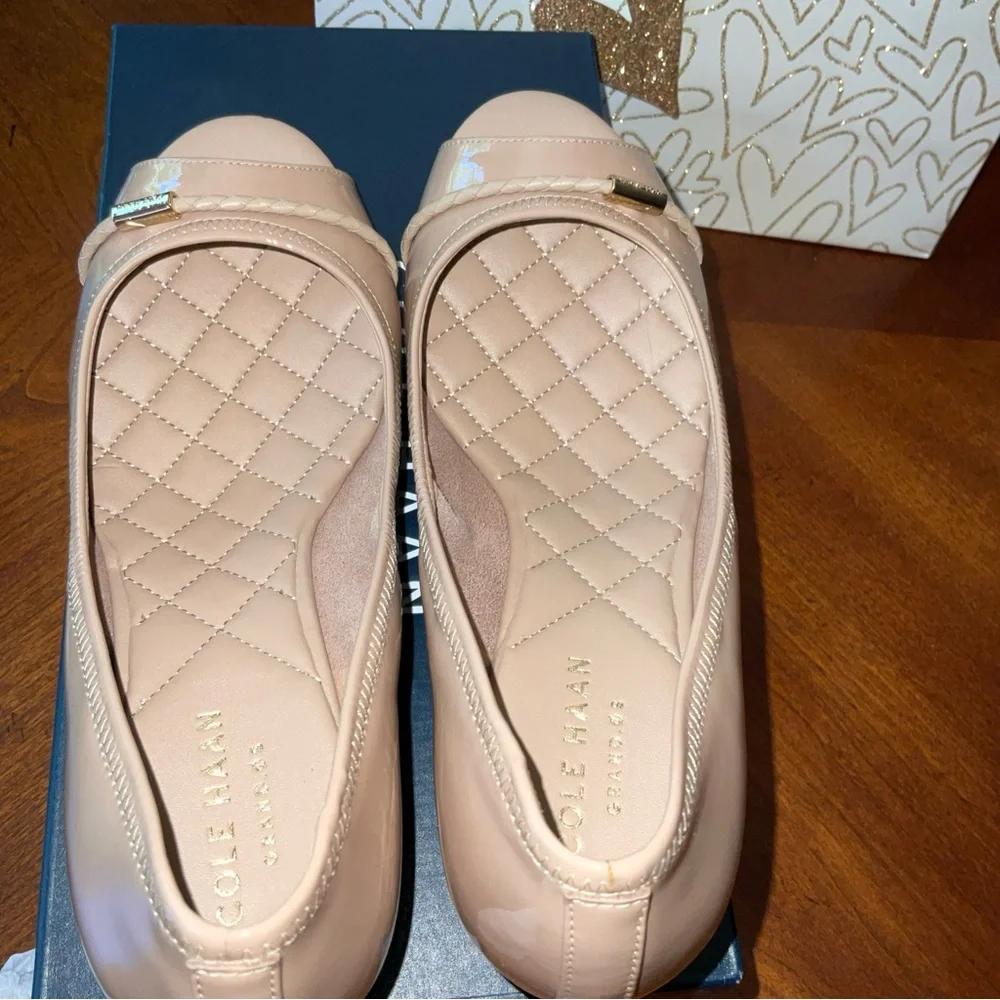 Women's Cole Haan Emory Wedge Brd 40 II Maple Sugar (nude)  Size 5 W09538 NWT